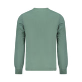 Green Cotton Men T-Shirt